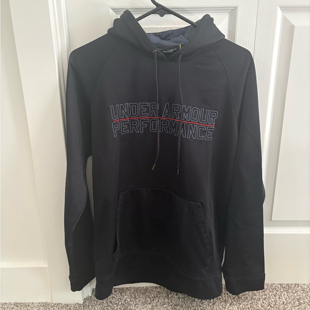 Under Armour Black Hoodie with Contrast Logo